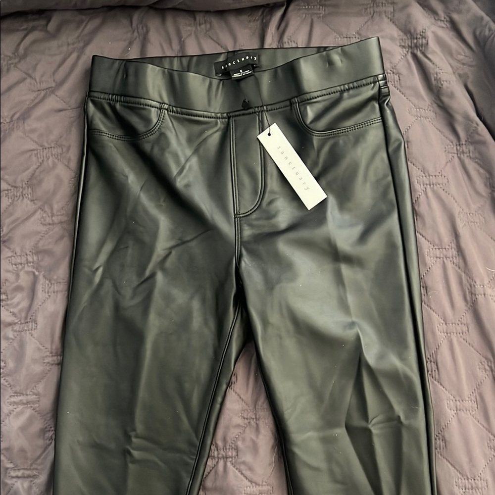 Black Leather Pants